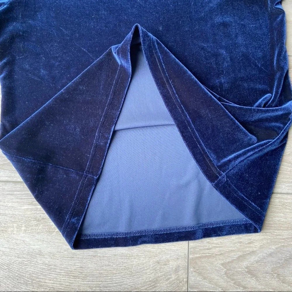 Vintage Y2K Nancy Bolen City Girl Velvet Rhinestones Accents  Stretchy Top - Picture 7 of 14